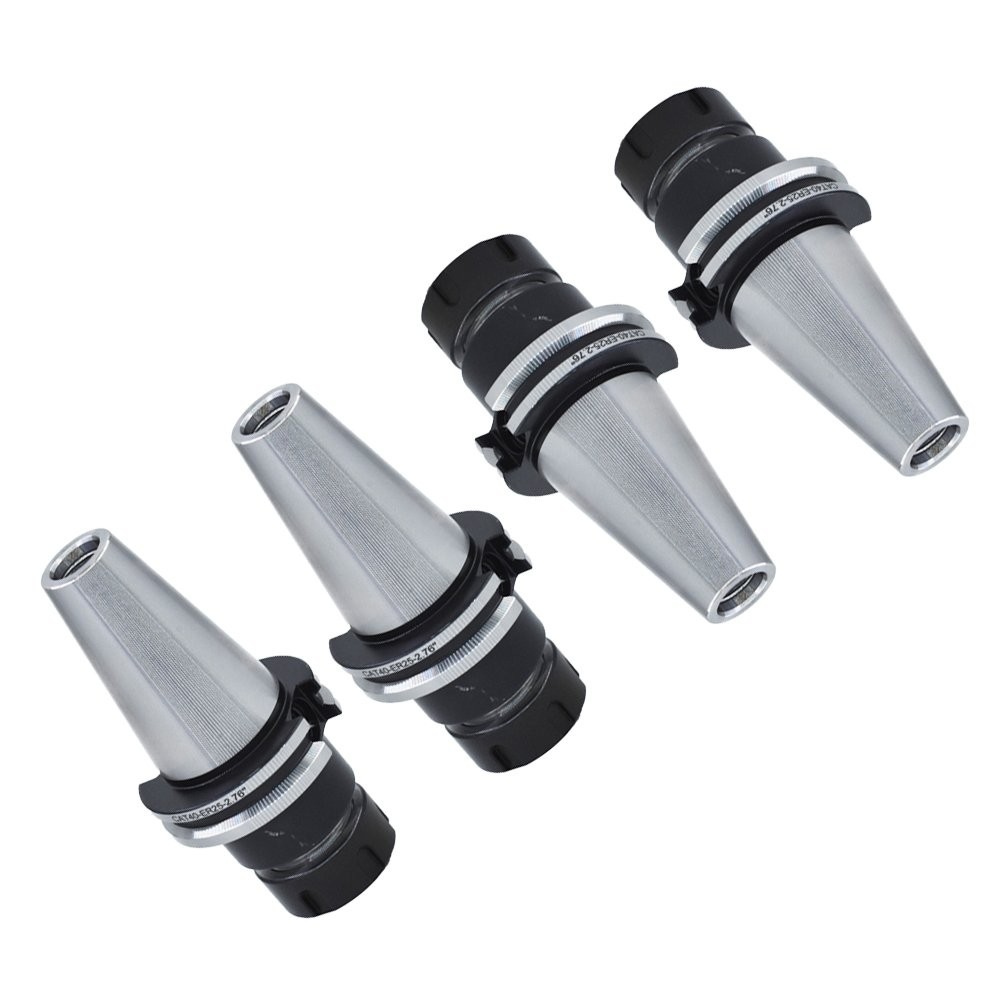 8 PCSCAT40 ER25 Collet Chuck W. 2.76″ Gage Length Chucks Tool Holder Set