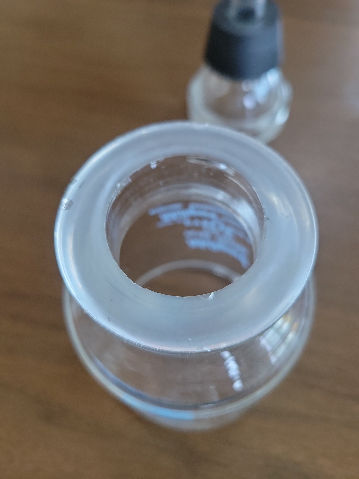 Millipore Pyrex #4 300mL Glass Funnel and PYREX Part #2 Funnel Filter