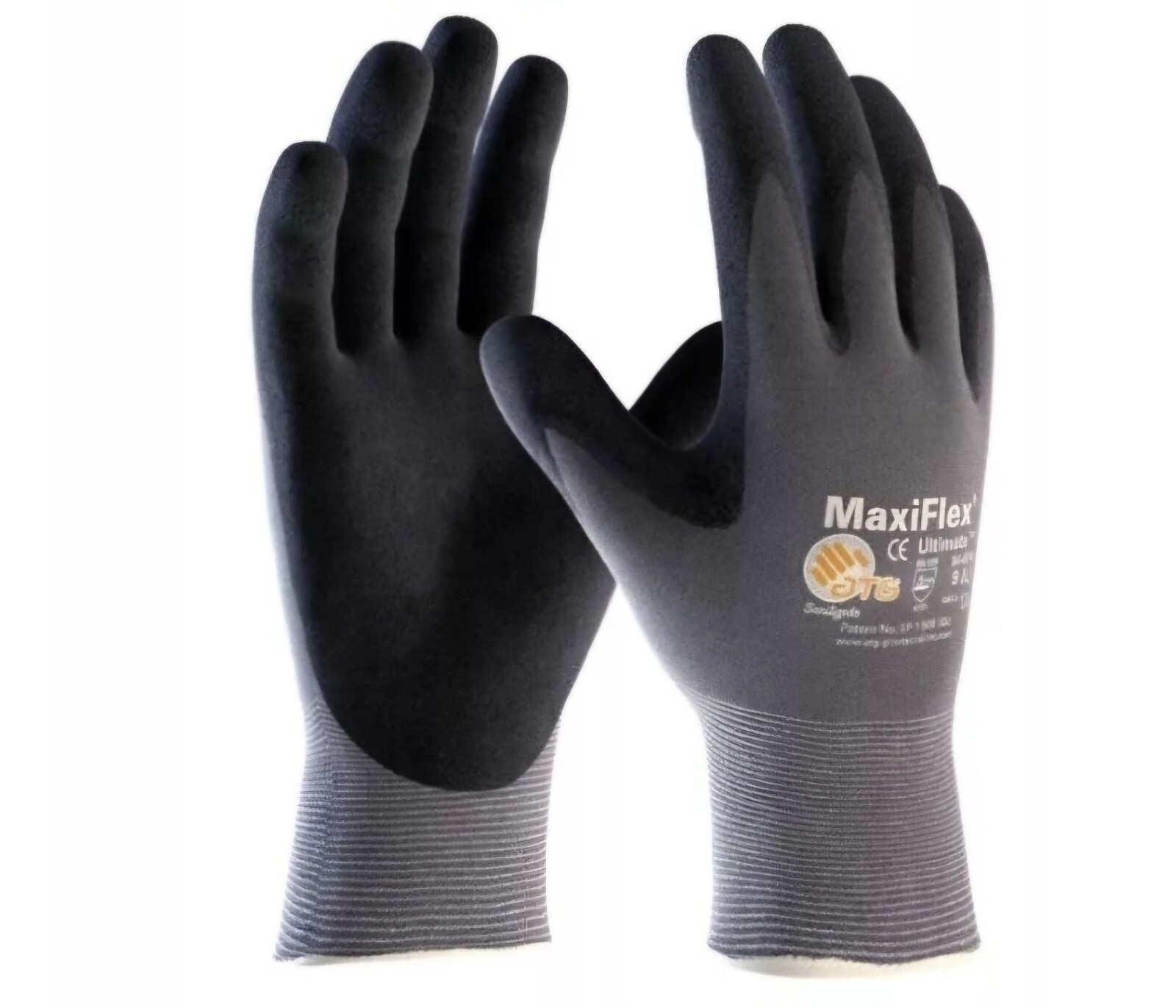 12 Pair 34-874 MaxiFlex Ultimate Micro Foam Nitrile Grip Coated Work Gloves XXL