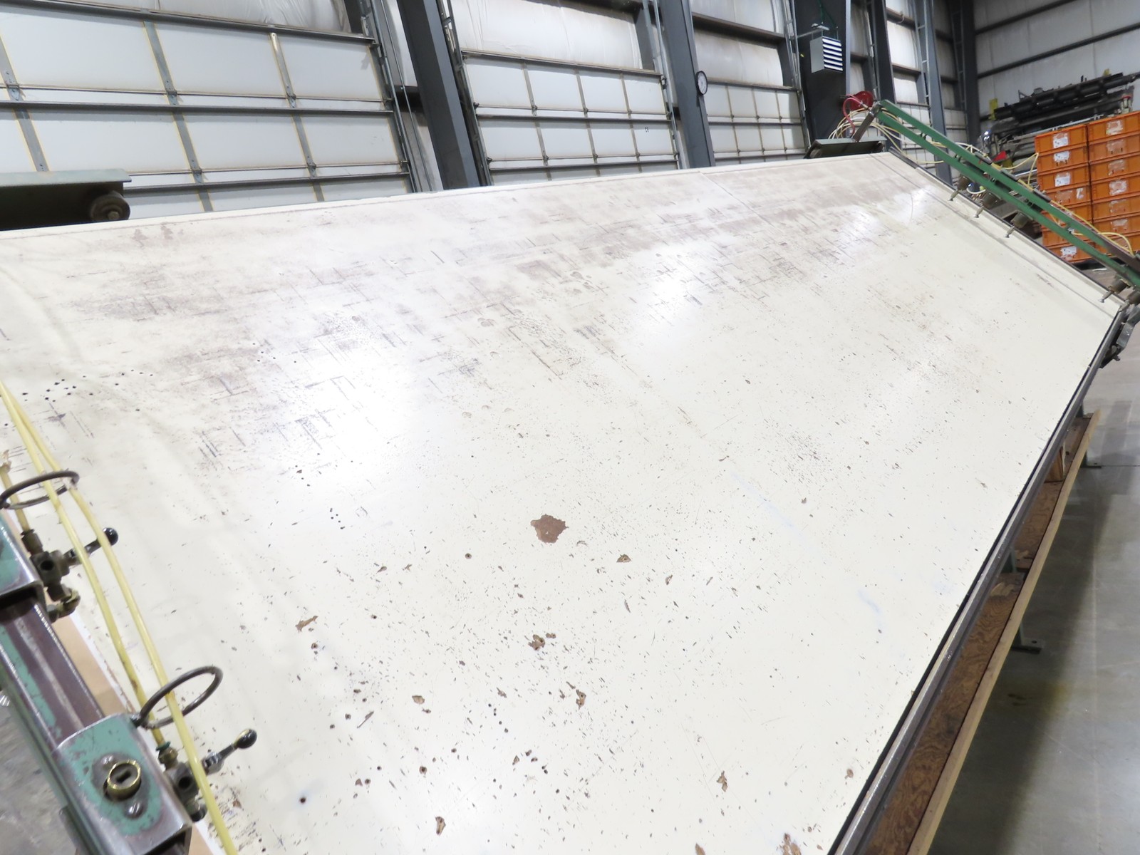 5’x 16′ Face Frame Assembly Table Pneumatic Dual Clamp Steel Frame