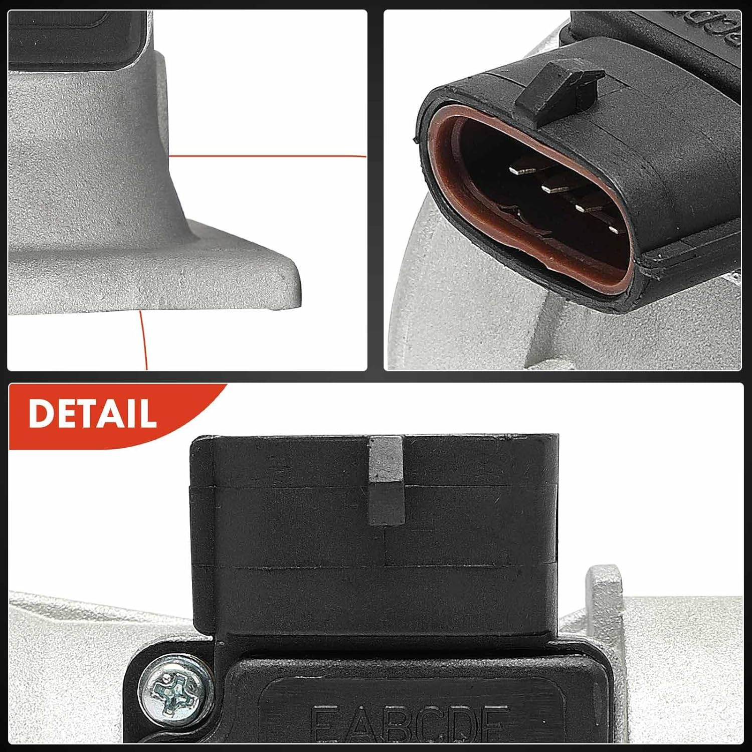 Mass Air Flow Sensor Meter Assembly W/ 4Pins [1.9 2.3 3.0L] Compatible with Ford