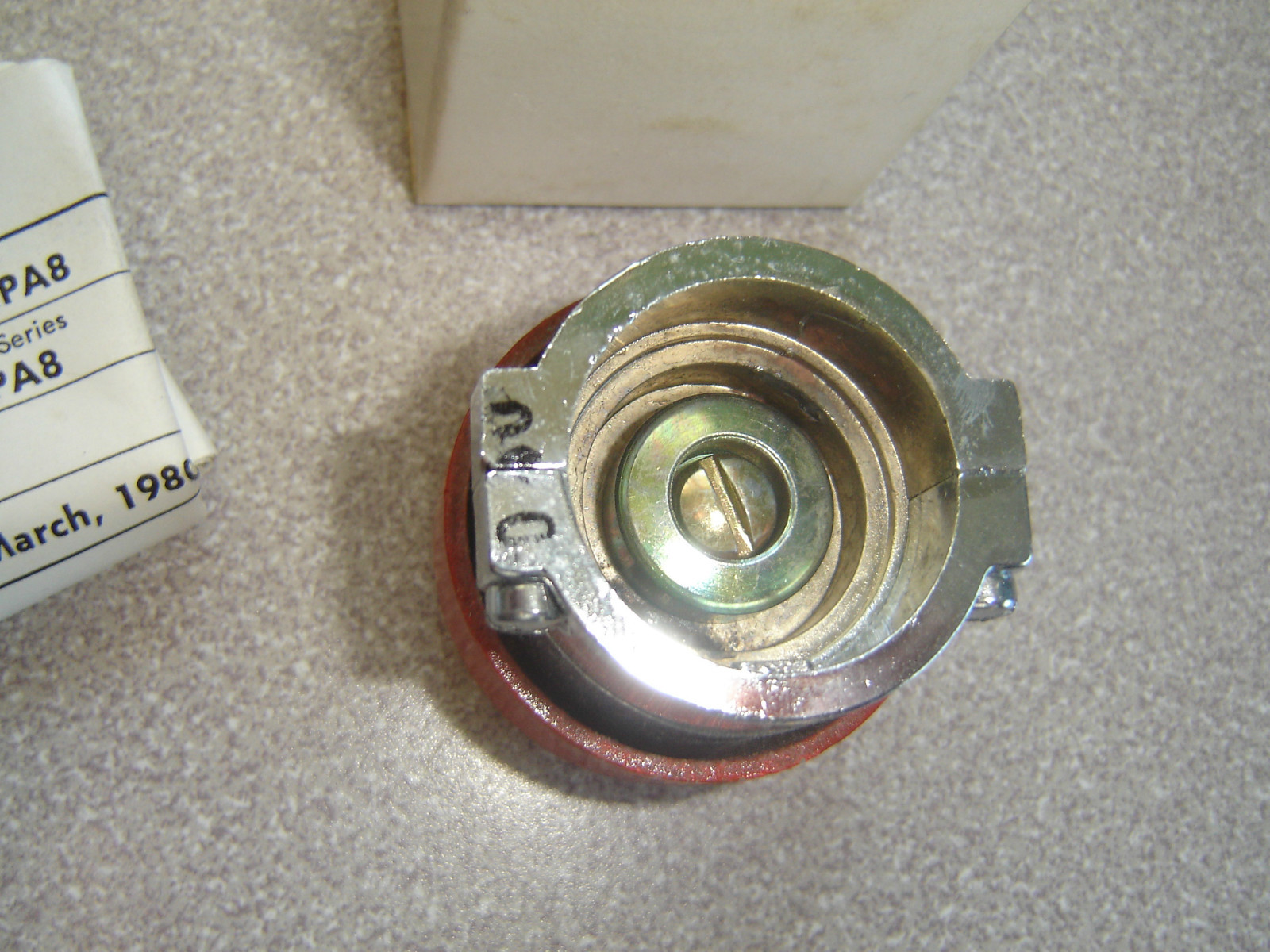 Furnas Oil Tight Control, 52AAM2 Red Push Button New in Box