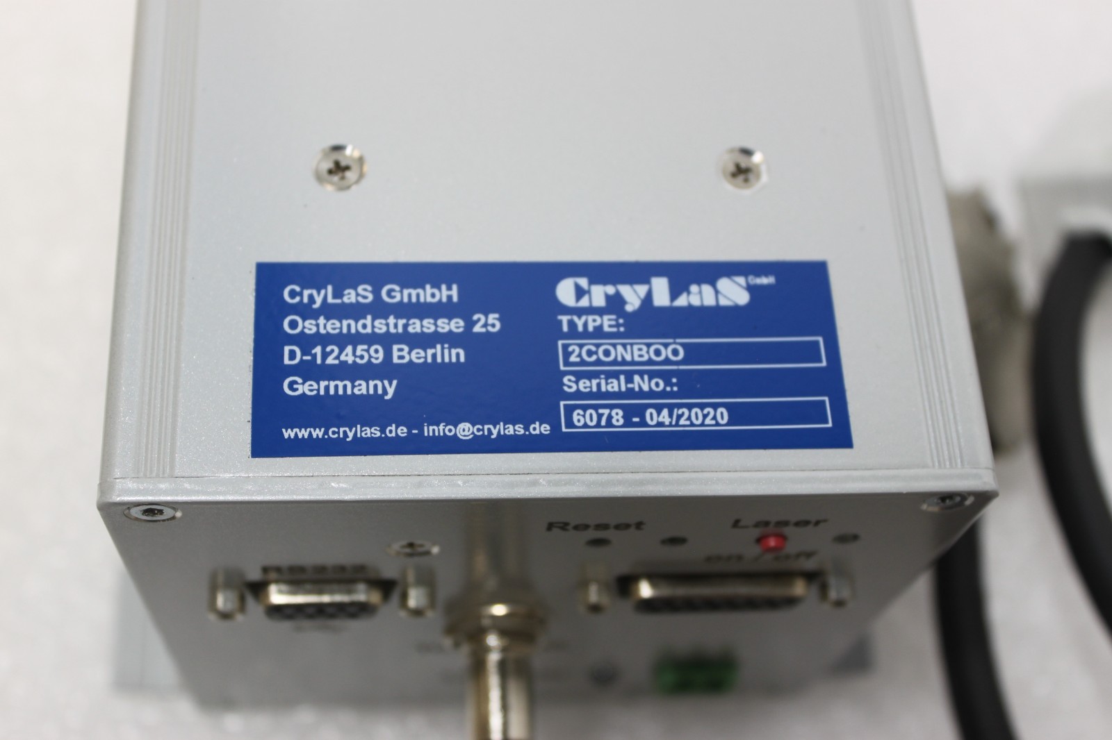 CRYLAS diode-pumped laser head FTSS 355-50/2CONBOO 355nm complete