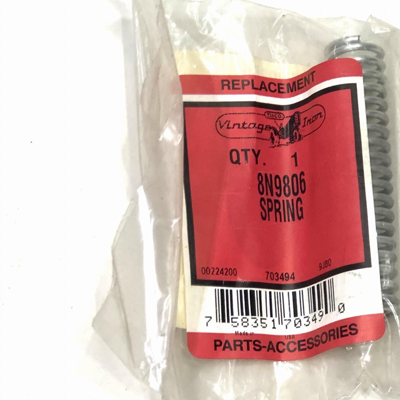 Tisco 8N9806 Spring For Throttle Control Rod On Select Ford 8N Tractors
