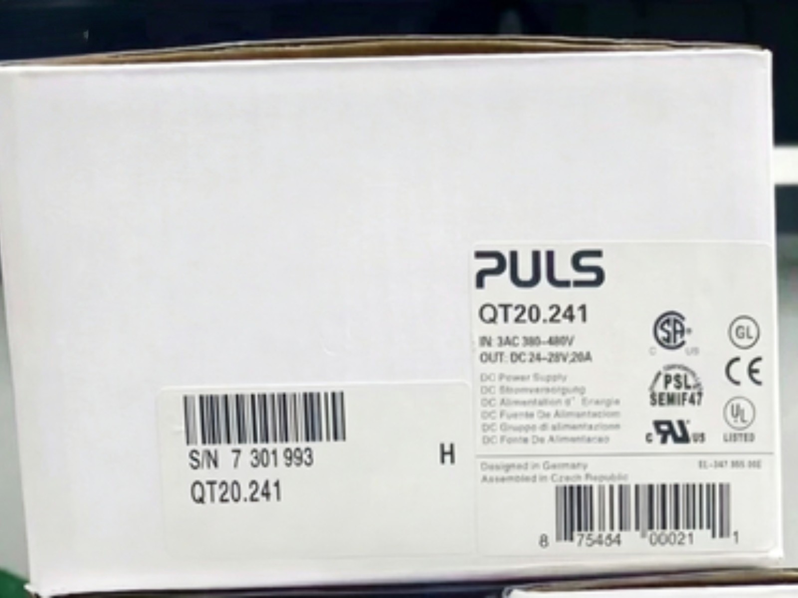 1PCS Brand New PULS QT20.241 power supply QT20241 Fast delivery