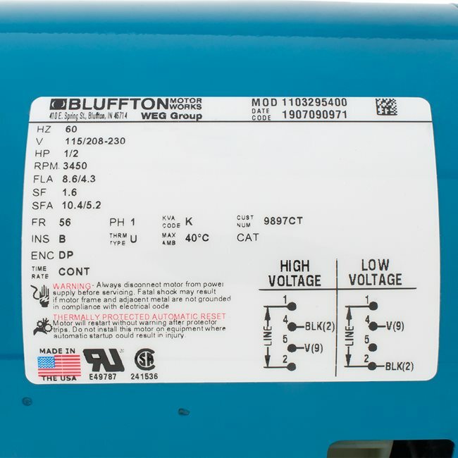 1/2 HP BURKS PUMP MODEL 5CT6M