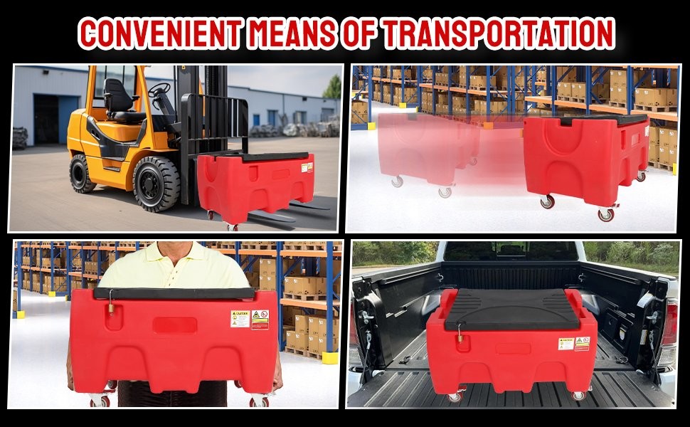 40 Gallon Portable Gasoline Diesel Fuel Transfer Tank with 12V DC Pump for Truck