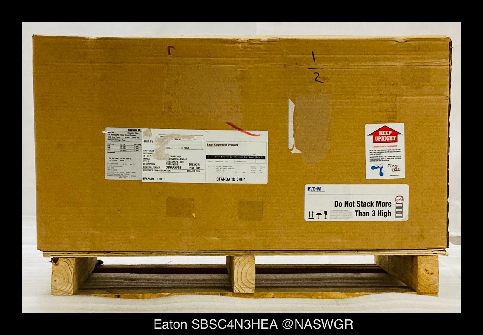 Eaton Magnum SB SBSC4N3HEA Circuit Breaker MO/BI – 4000A – Tested/1Yr Warranty