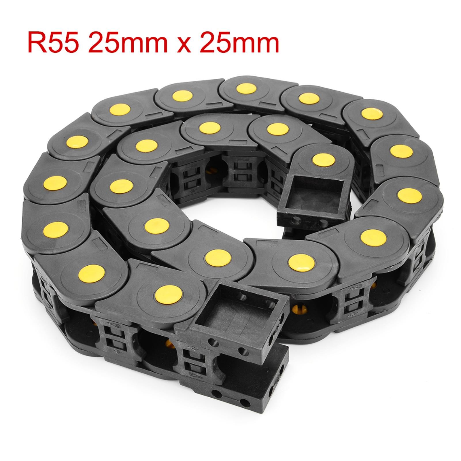 R55 39″x0.98″x0.98″ Open Type Cable Drag Chain Wire Carrier for CNC 3D Printer