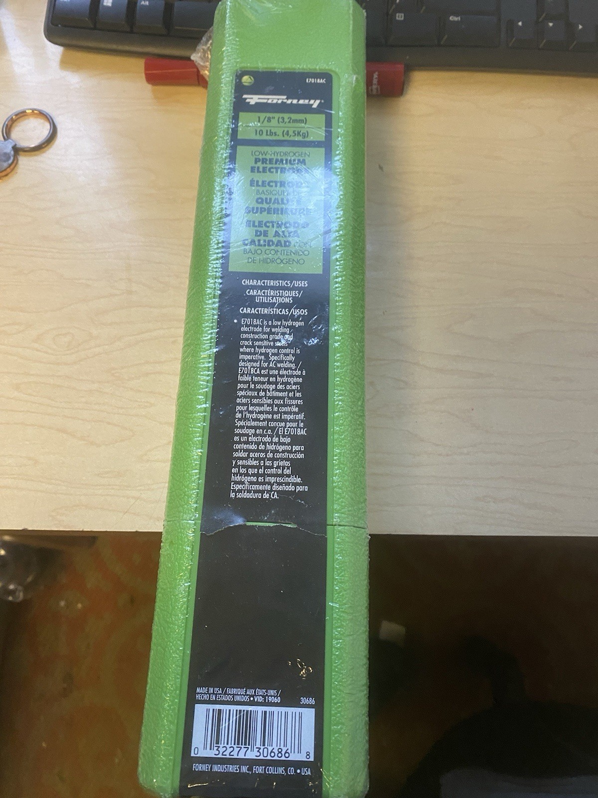 BRAND NEW Forney30686 E7018 AC Welding Rod, 1/8-Inch, 10 Pound