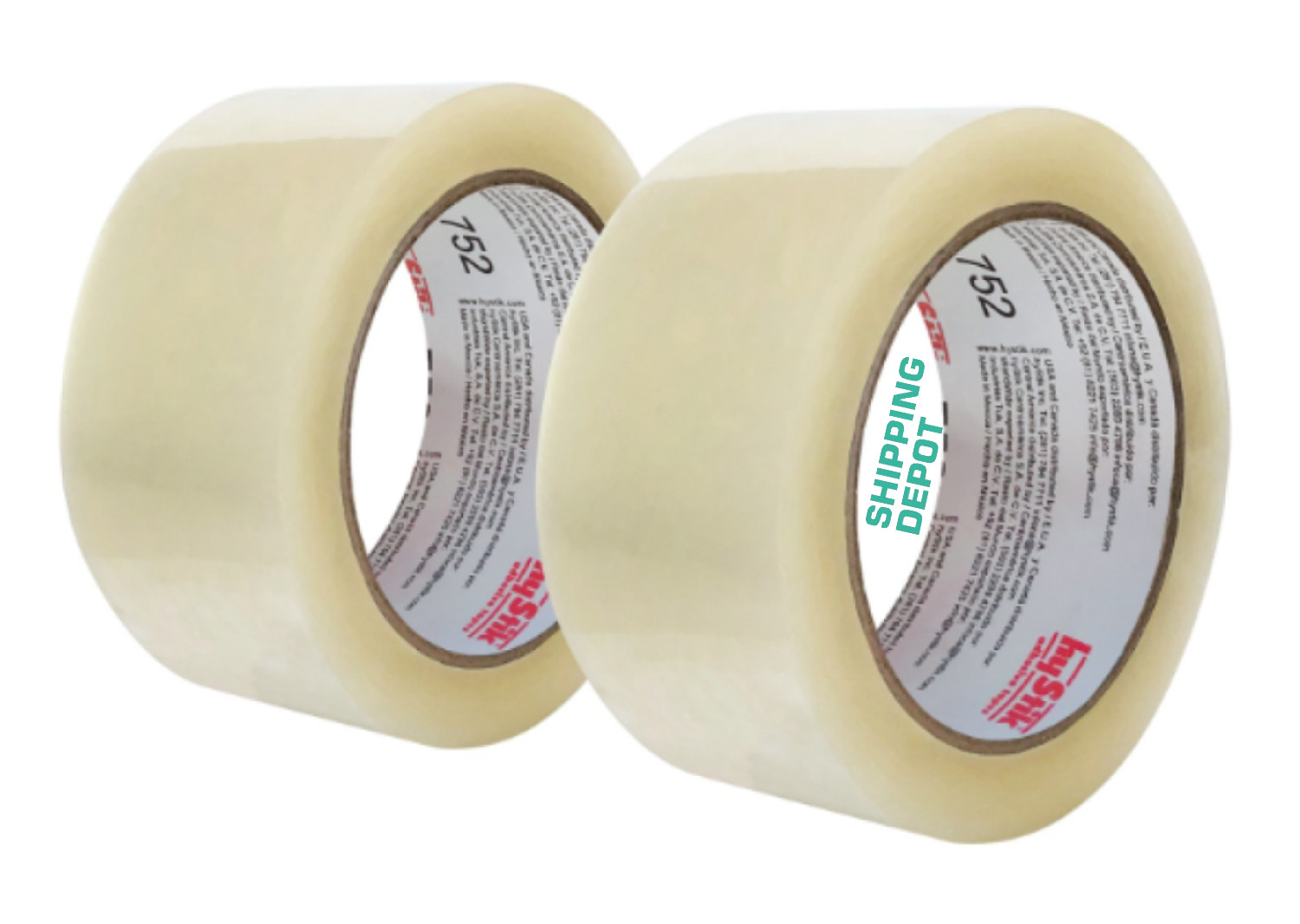 36 Rolls of HyStik 2″ Tape 752 1.6 Mil Production Grade Acrylic Packing 110 yds