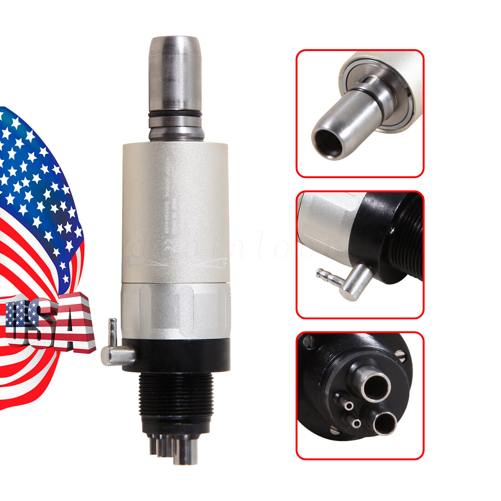 NSK Style Dental Slow Low Speed Air Motor Handpiece 2/4Holes SEASKY/YABANG US