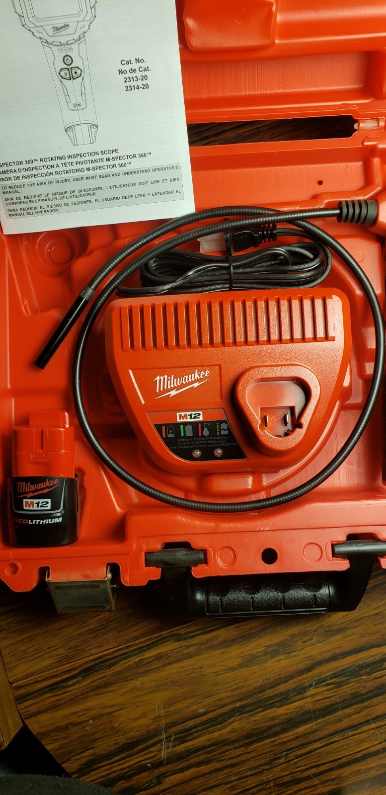 M12 Lithium-Ion Cordless M-SPECTOR 360-Degree 4 ft. Inspection Camera 2313-21