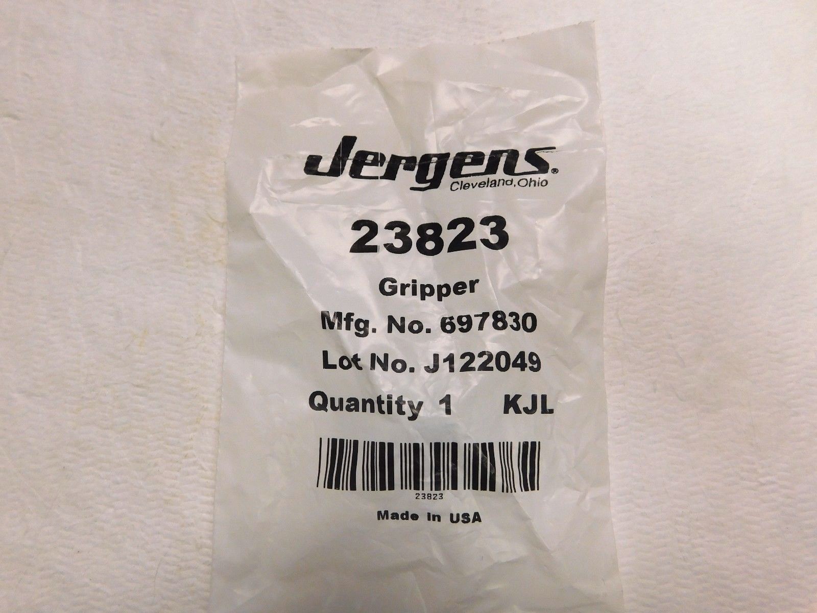 Jergens Carbide-Tipped Hex Head Gripper 3/4" Dia 3/8"-16 Thread Grade