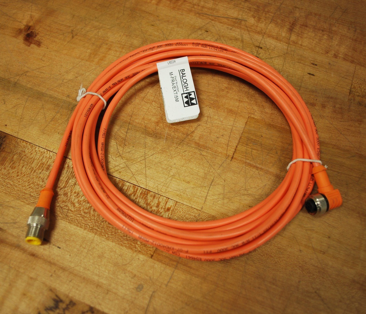 Balogh M-FRA/EXT/5M, 5 Pin Cable – NEW