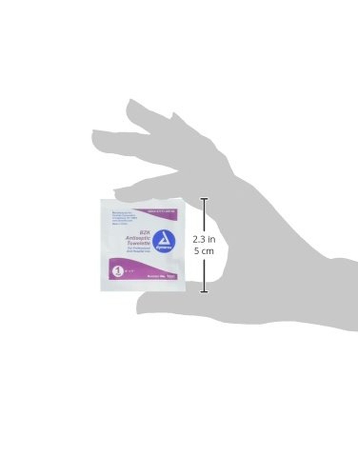 Dynarex BZK Antiseptic Towelettes – 5″x7″ – With Benzalkonium Chloride Formul…