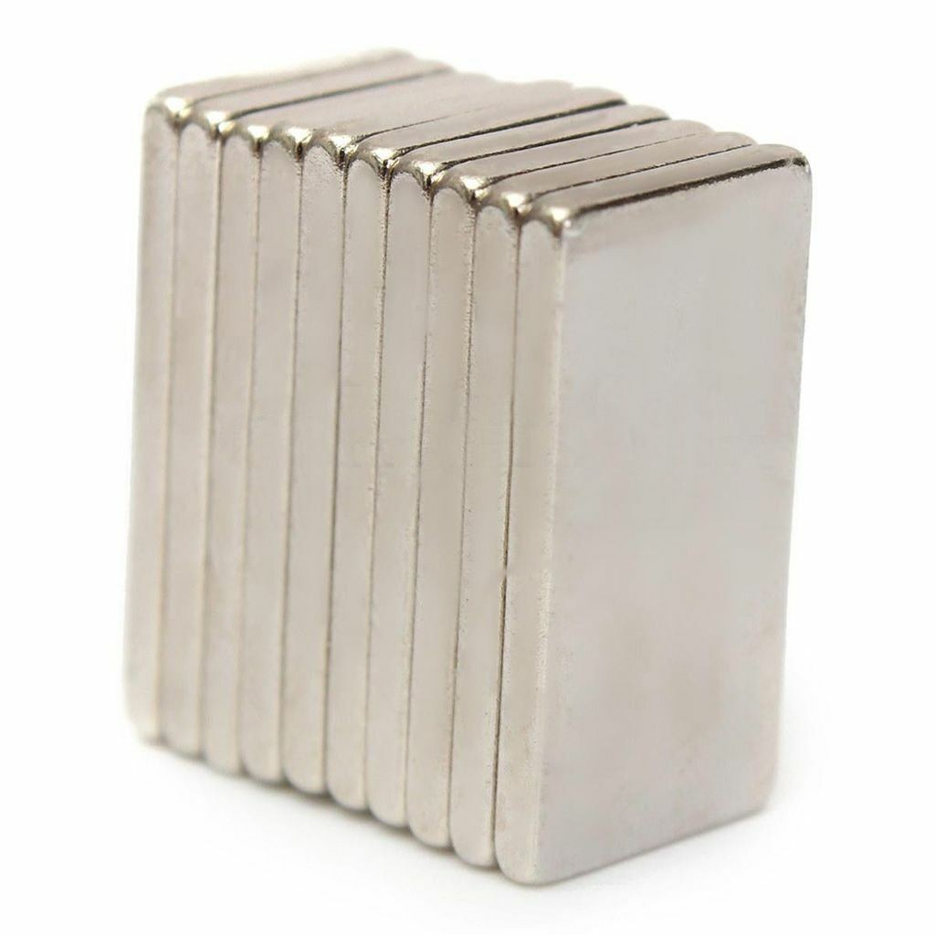 5~100Pcs N52 20x10x2mm Neodymium Block Magnet Super Strong Rare Earth Magnets