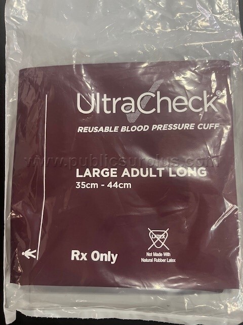 Blood Pressure Cuff [Ultracheck] Reusable, Large, Adult Long