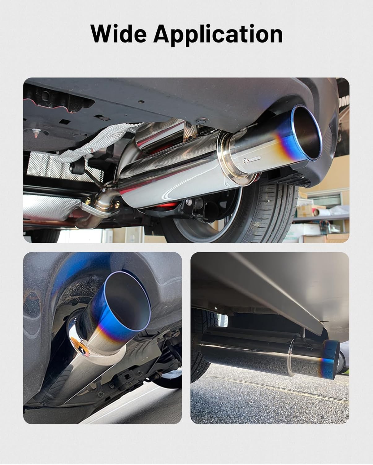 speedlab 3.0 Inch Inlet 4.0 Inch Outlet Exhaust Muffler 3.0″ to 4.0″Universal