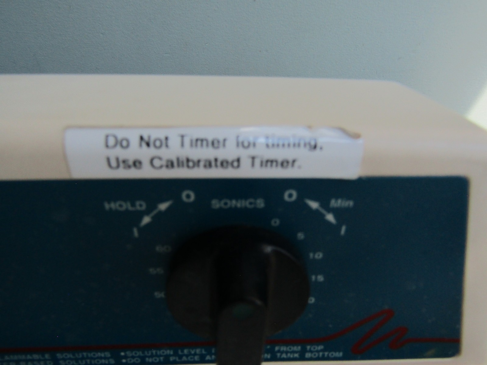 Branson Ultrasonics 5510 Ultrasonic Cleaner working but read