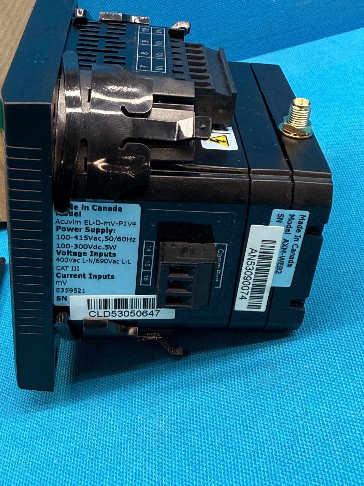 Accuenergy Acuvim Multifunction Power Meter EL-D-mV-P1V4 w/AXM-WEB2 Accuenergy