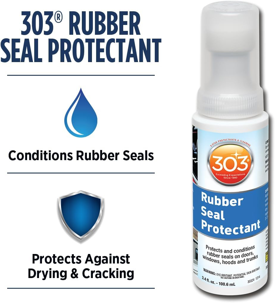 **303 Rubber Seal Protectant 3.4 Oz Weatherstrip Conditioner for Rubber Seals**