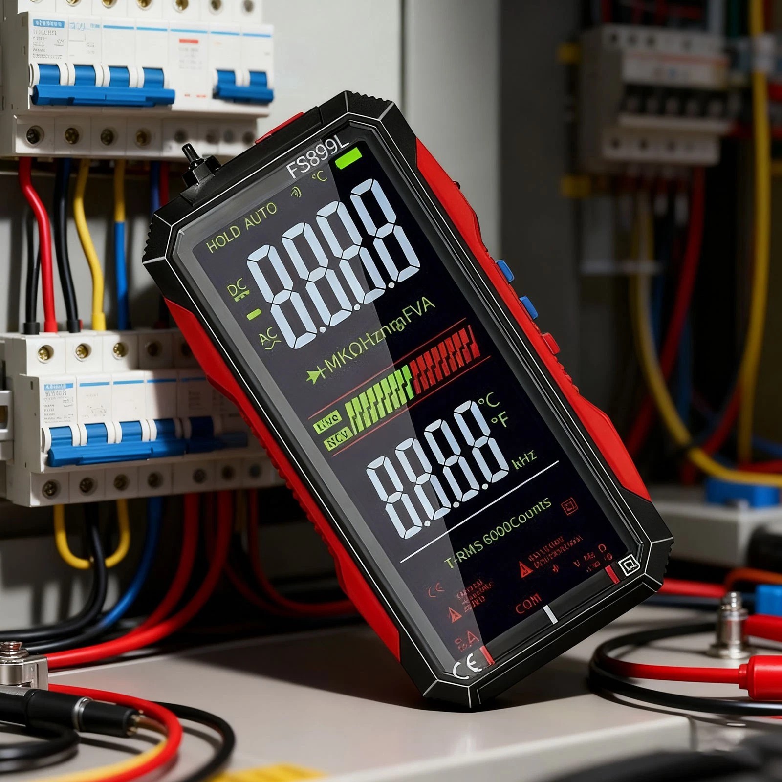 FS899S For Rechargeable Digital Multimeter with Voice Broadcast and Flashlight