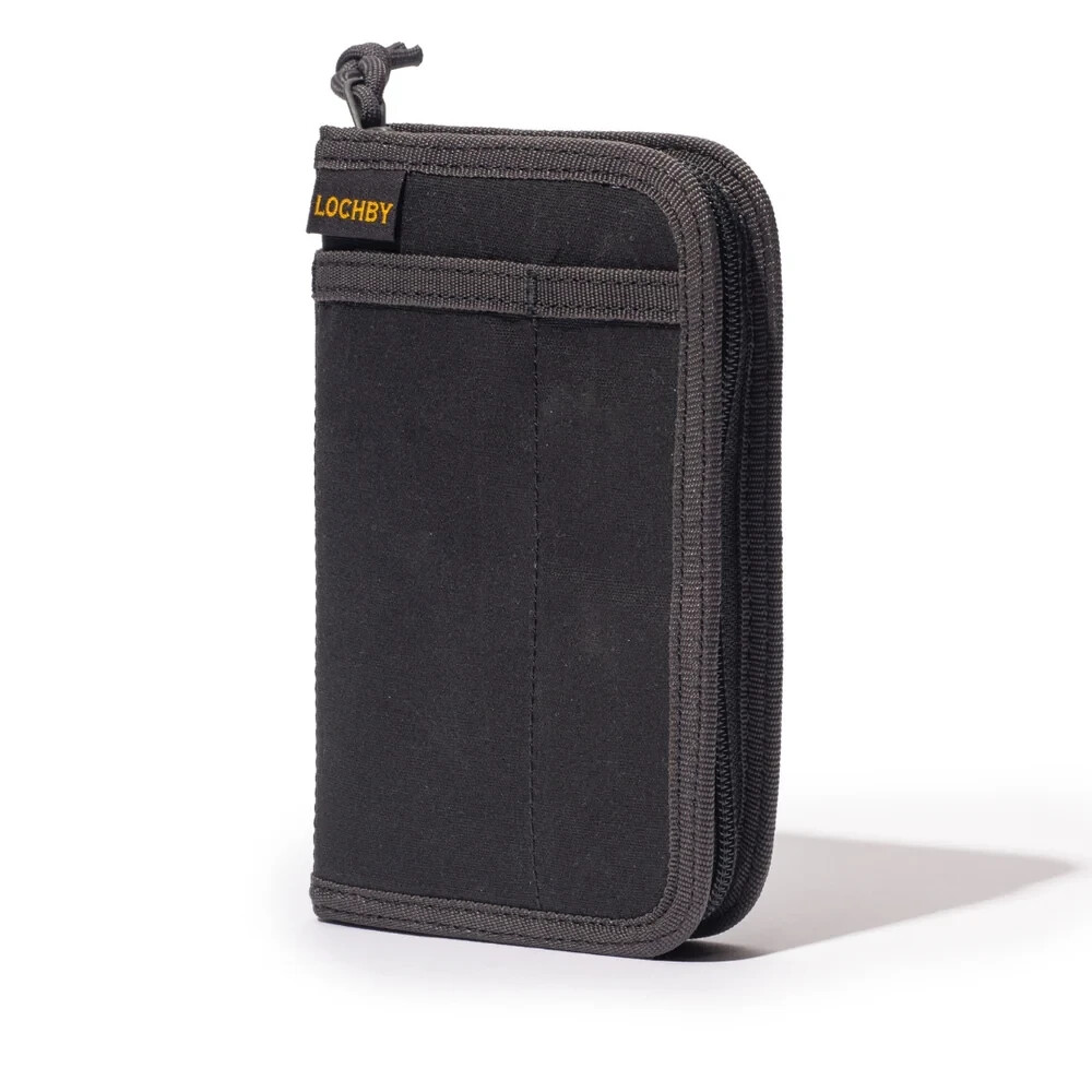 LOCHBY Pocket Journal Bumblebee Notebook Cover | Water Resistant Waxed Canvas