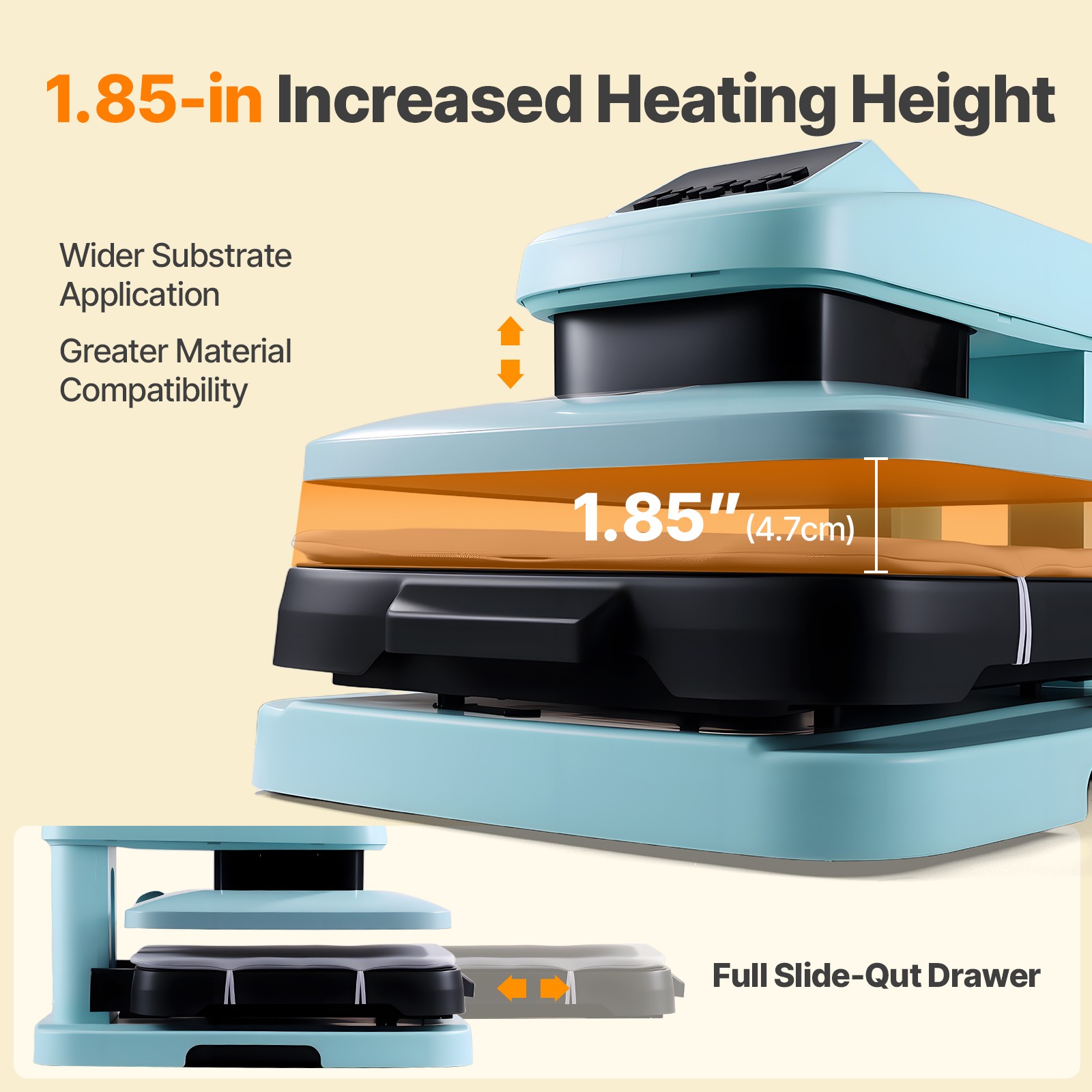 Auto Heat Press Machine for T Shirts – Heat Press 15×15 Sublimation Transfer