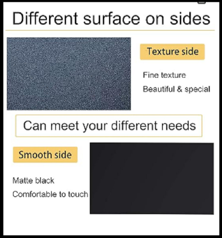DARENYI Black ABS Plastic Sheet, 12″ x 16″ 1/8″ Thick (3mm), Flexible Than Plexi