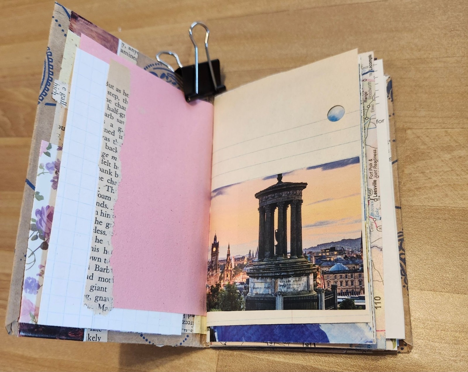 Handmade Junk Journal 56 pages Pocket Notes