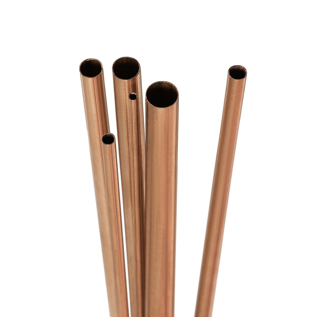 6 pcs 2mm 3mm 4mm 5mm 6mm 7mm OD Copper Tube,Seamless Round Pipe Tube