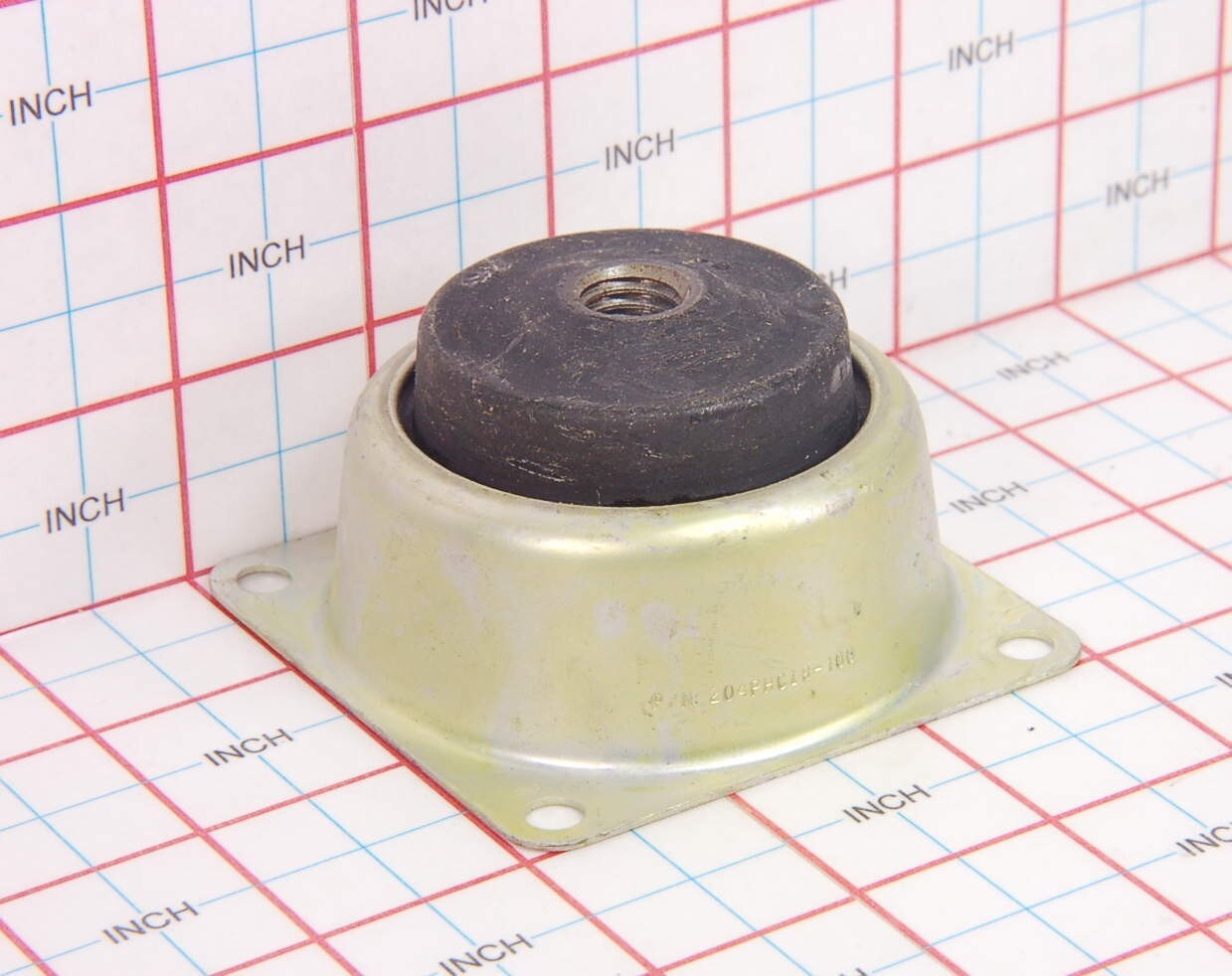 LORD Mfg. – 204PHC18-100 – Vibration Isolation Platform Shock Mount 3″ SQ. NOS