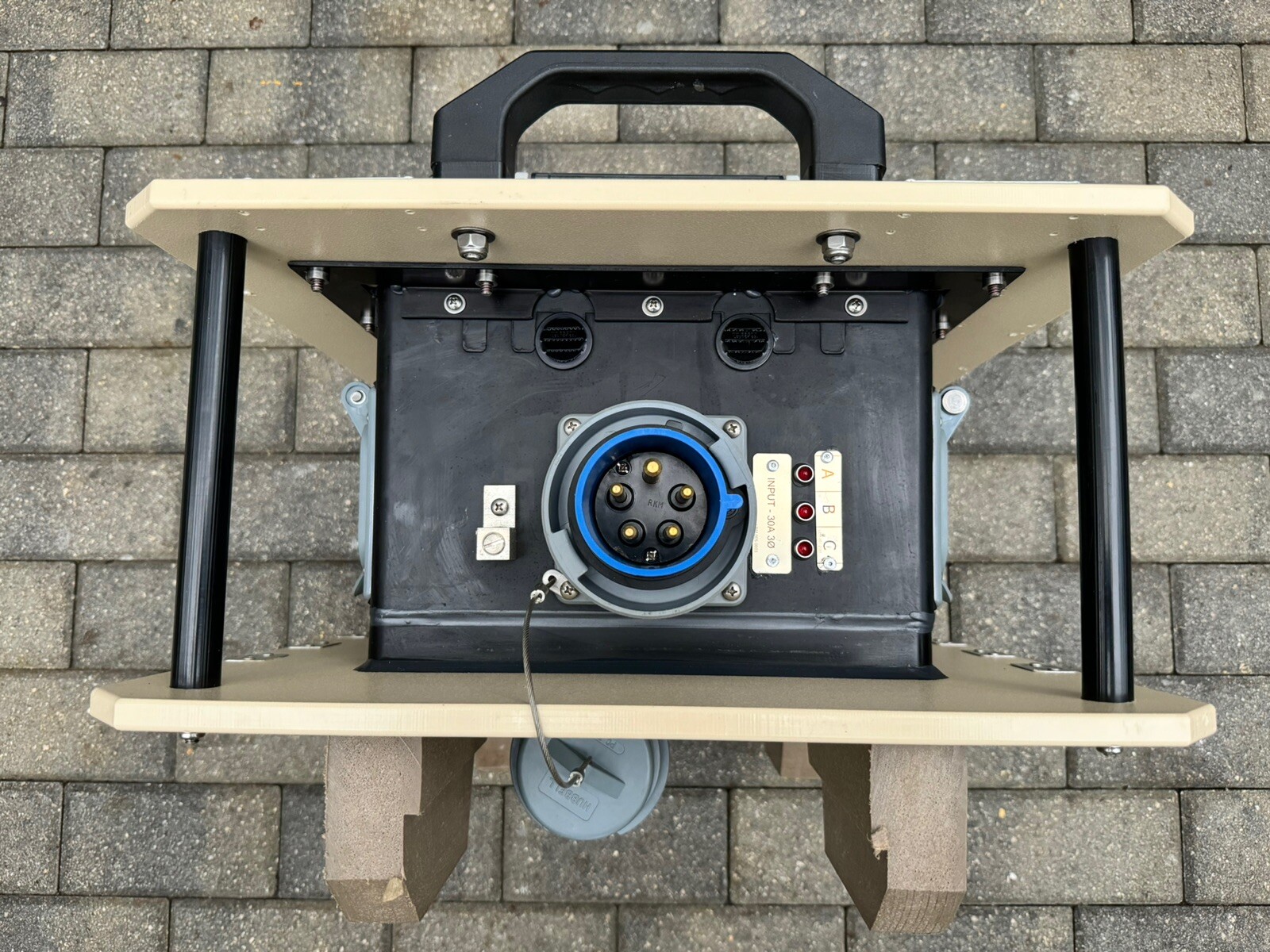 LEX DB-30NA-AQQ-S3 5kw 30amp Power Distribution Box w/ Two 50’ 10 AWG Cables