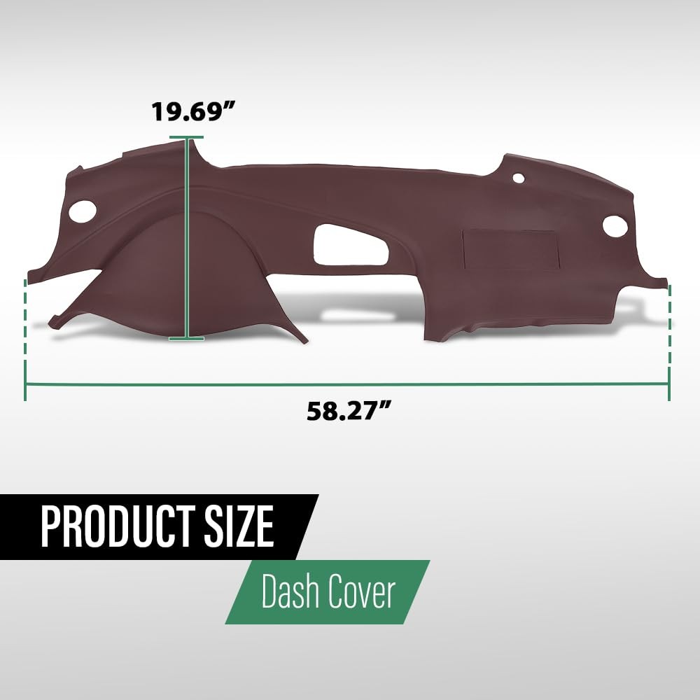 TPE Dash Cover Red for Acura TL 2004-2008