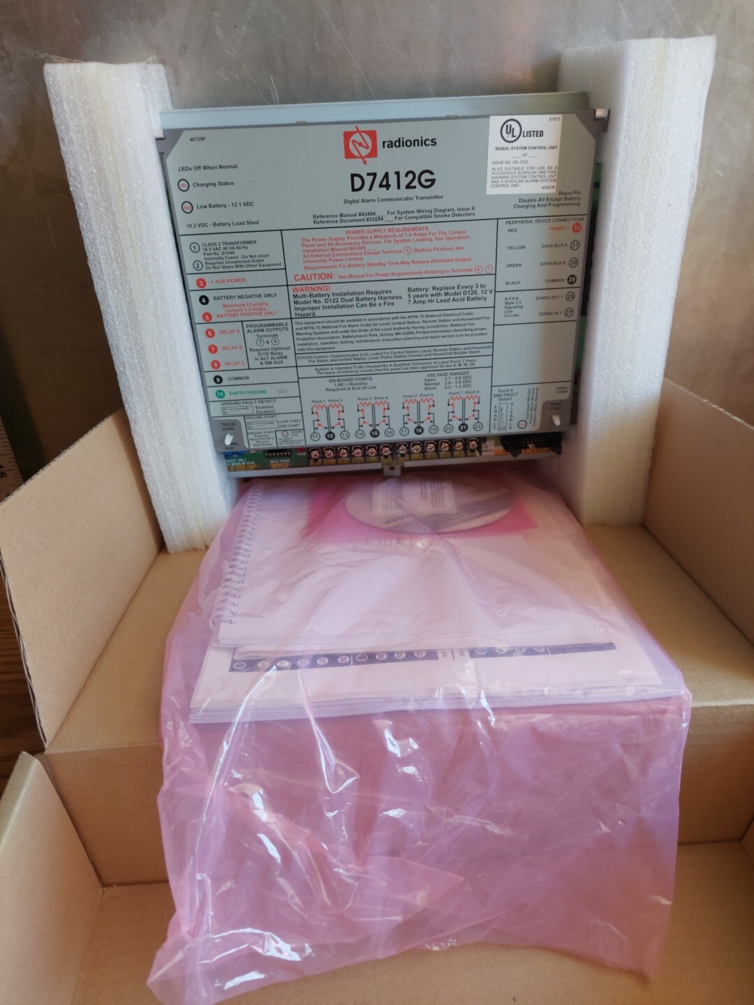 Bosch D7412GV4 Radionics