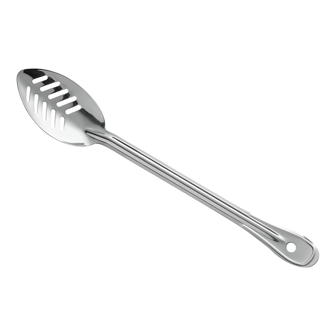 OCS Parts 15-Inch Stainless Steel Slotted Basting and Stirring Spoon