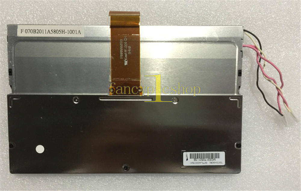 Toppoly TD070WGCB2 7″ 854(RGB)×480 Resolution 40 pins LCD screen panel