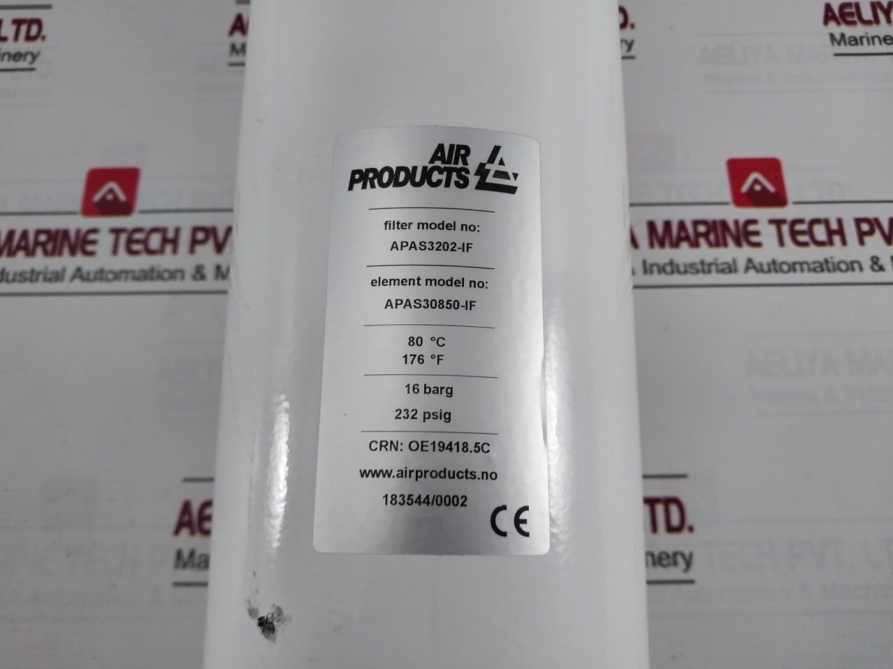 AIR PRODUCTS APAS30850-IF Filter Element 232PSIG 16BARG 80C 176F