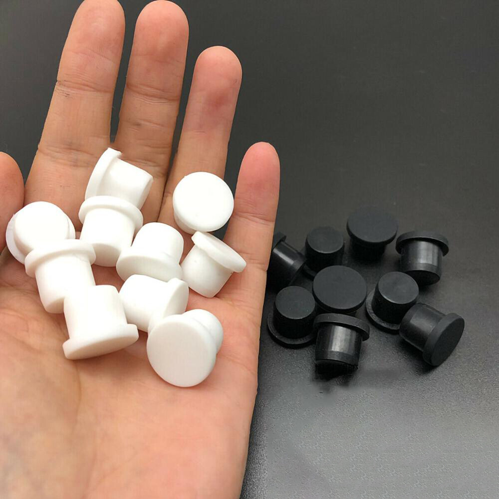 Rubber Solid Plugs Silicone Bung Dia 2.7-14mm Seal Hole Plugs Blanking End Caps