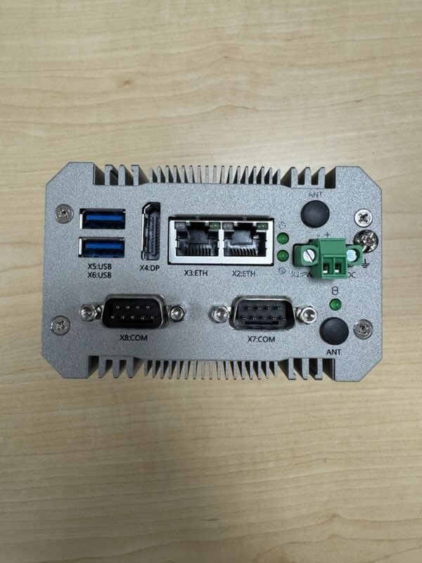 Industrial PC, IP30-rated, fanless, Intel Celeron N3350, 4GB RAM, 32GB M.2 SSD