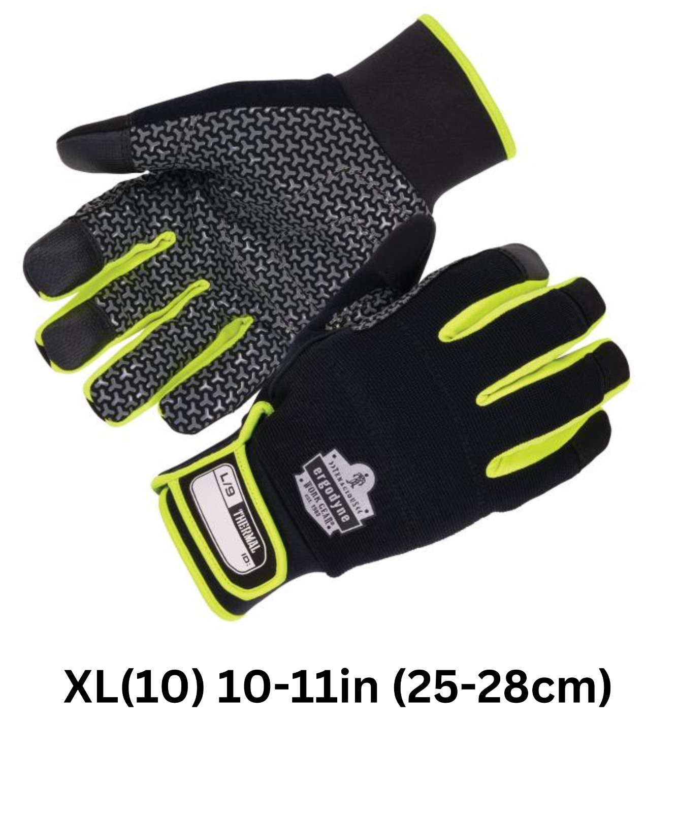 ProFlex 850 Insulated Warm Touchscreen WORK GLOVES Black/Negro Size L,XL,3XL