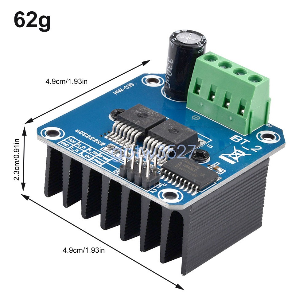 Lot Dual BTS7960B HighPower Motor Drive Board 43A H-Bridge Drive PWM For Arduino