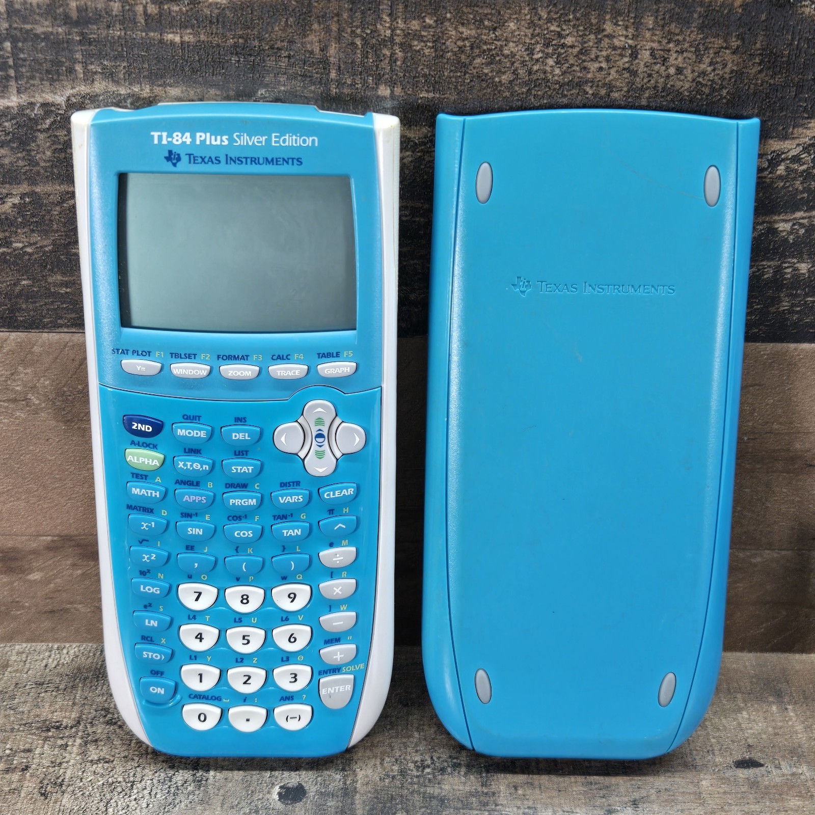 TI-84 Plus Silver Edition Graphing Calculator – Light Blue Free shipping