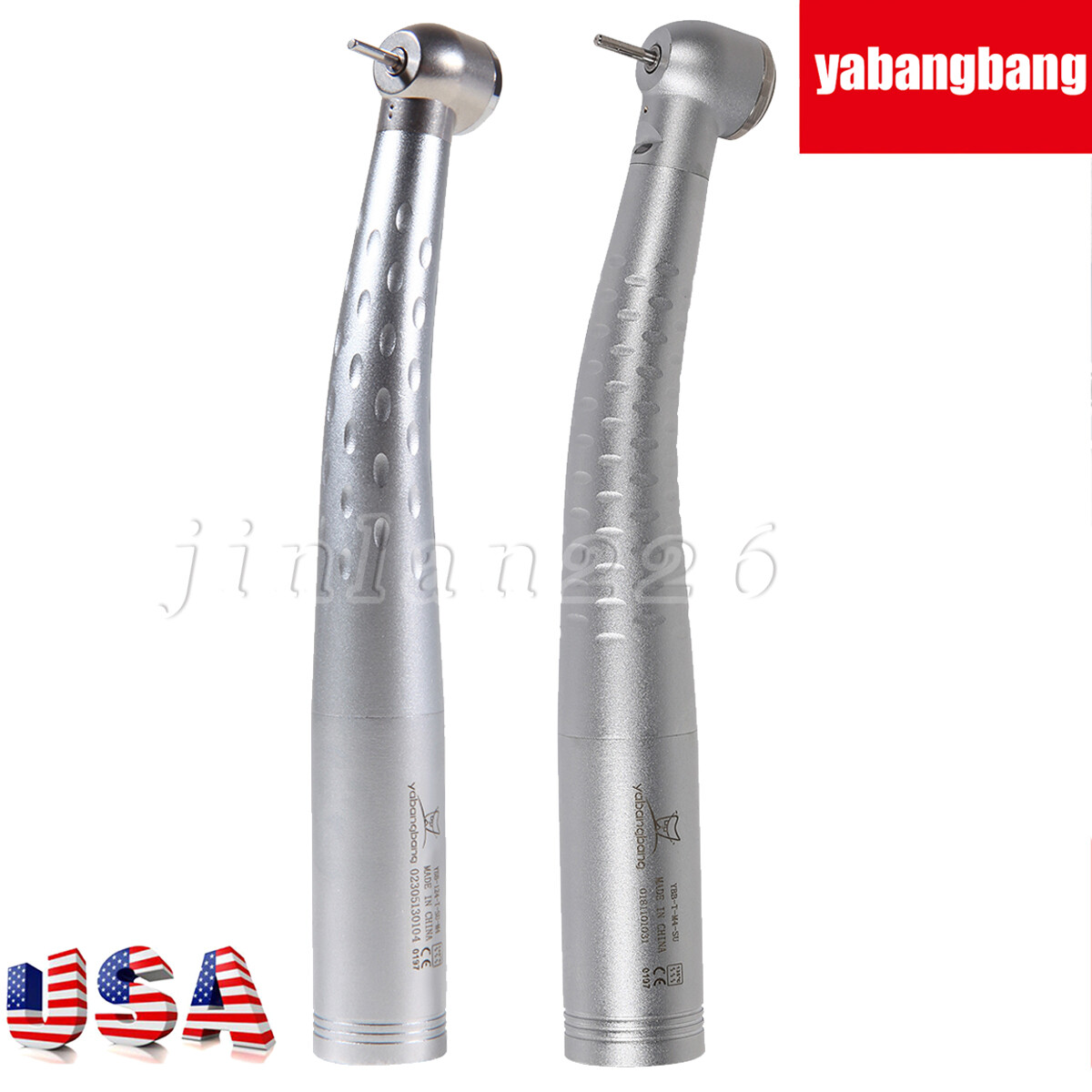 Yabangbang Dental High Speed /LED Fiber Optic Handpiece/4/6 Holes Quick Coupler