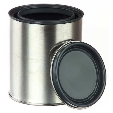 Qorpak Met-03091 Metalcan, 12.375Inh, 3.375Inod, Metal, Pk50