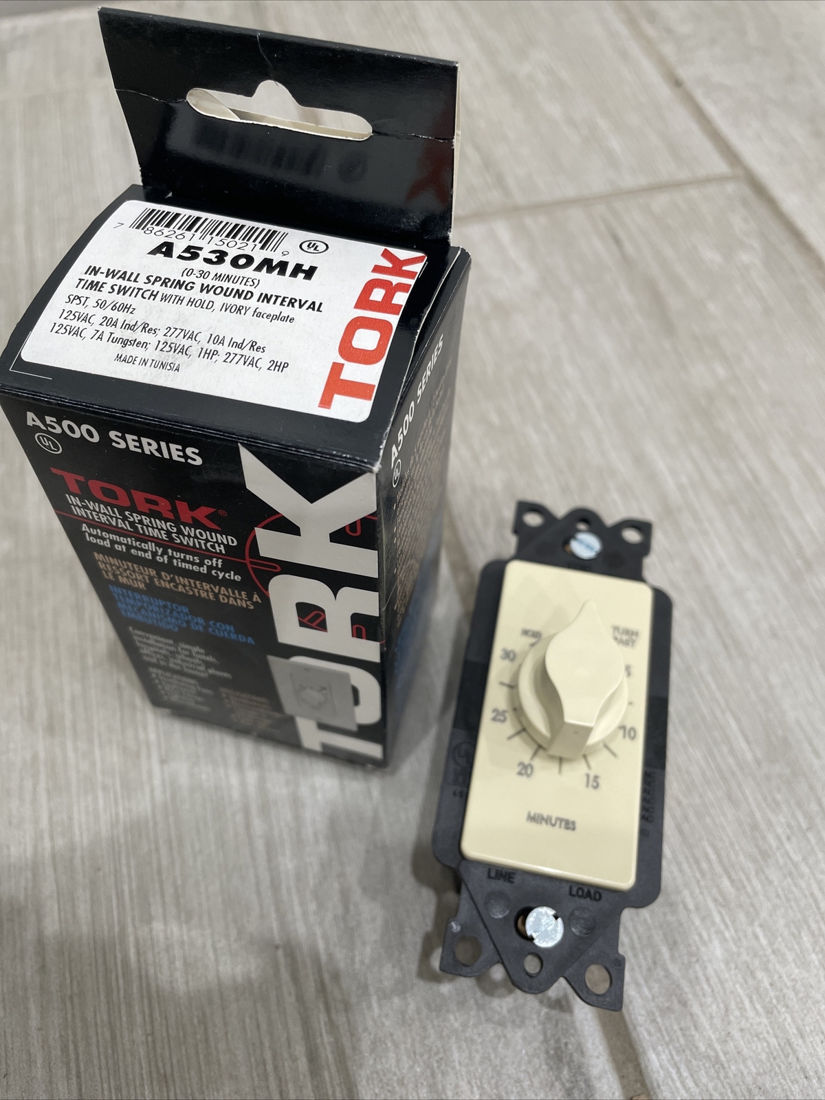 🔴(QTY 2) TORK A530MH Mechanical Light Timer 5 Min–12 Hr 120V A500 Series‼️