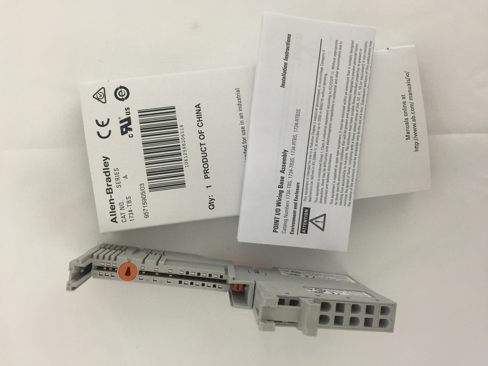 NEW Sealed Allen Bradley 1734-TBS POINT I/O Module Terminal Base