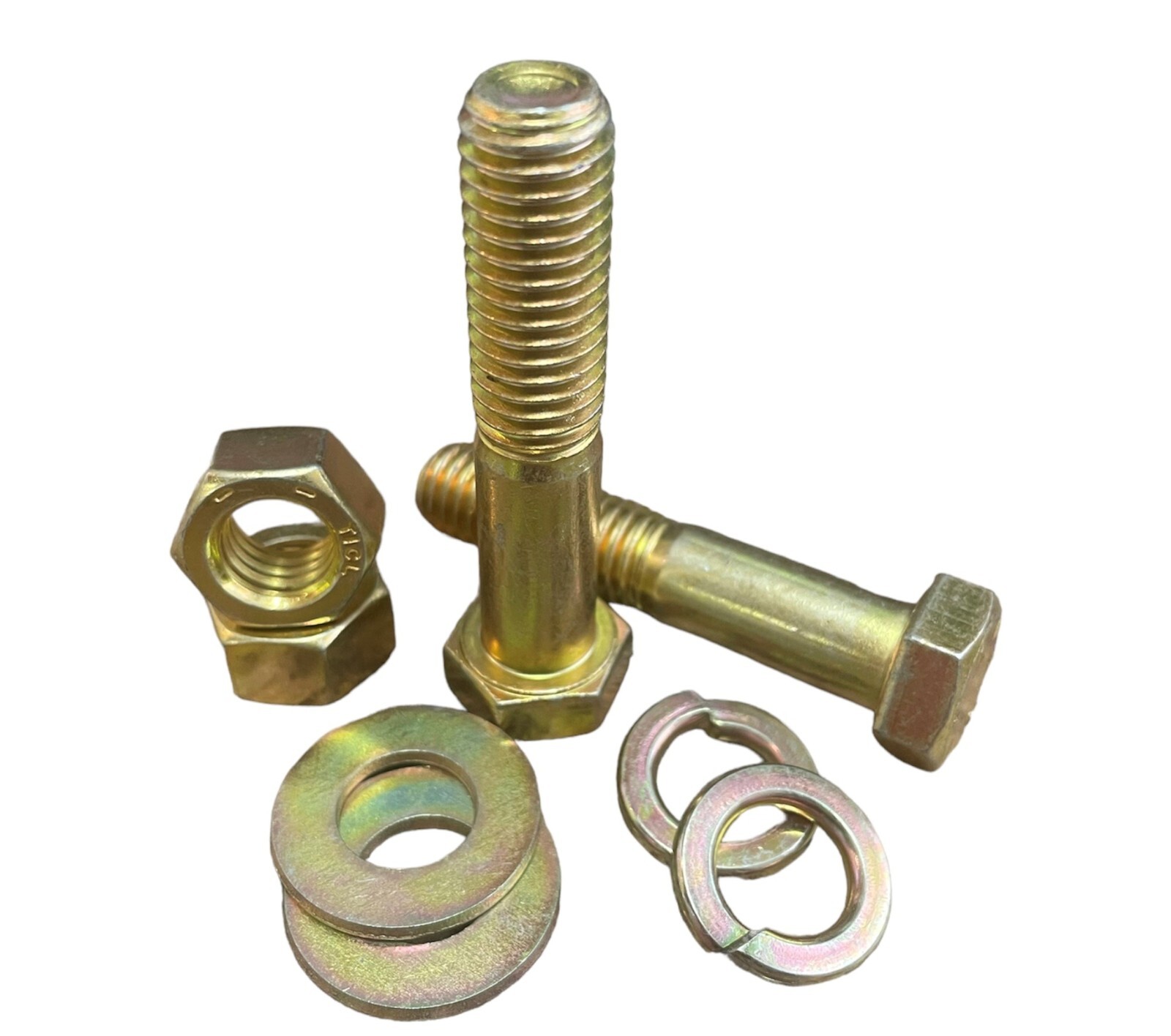 3,765 piece Grade 8 Coarse Thread Nut Bolt & Washer Assortment with Metal Bin