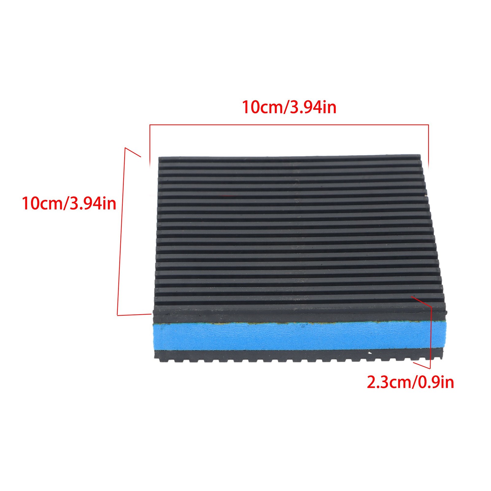 8 Pack Heavy Duty Anti Vibration Pads 4 x 4 x 7/8 Inches EVA Rubber Pad